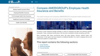 Compare AMERIGROUP's Employee Health Insurance and Benefits ...