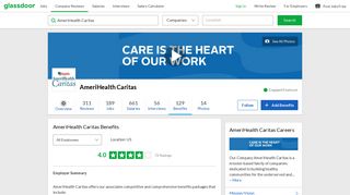 AmeriHealth Caritas Employee Benefits and Perks | Glassdoor