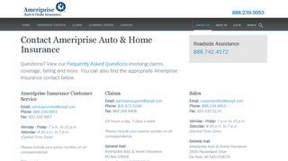 Contact Us | Ameriprise Auto & Home Insurance - Ameriprise Financial