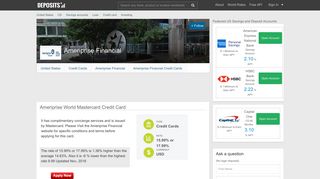Ameriprise World MasterCard Credit Card Offers and Rate