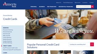 Personal Credit Card Solutions - Ameris Bank