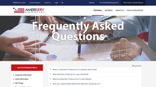 Frequently Asked Questions – AmeriServ