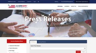 Press Releases – AmeriServ - S&P Global Market Intelligence
