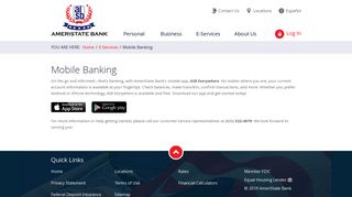 Mobile Banking - Ameristate Bank