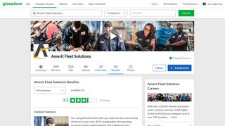 Amerit Fleet Solutions Employee Benefits and Perks | Glassdoor