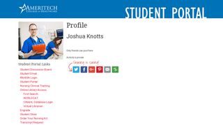 Profile | Ameritech Student Portal