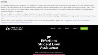 Ameritech Financial - Student Loan Forgiveness Solutions