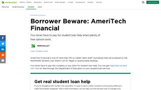 Borrower Beware: AmeriTech Financial — NerdWallet