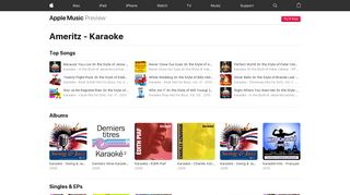 Ameritz - Karaoke on Apple Music - iTunes