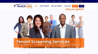 AmerUSA Tenant Screening - Background and Credit Checks