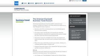 American Express Business Travel Account