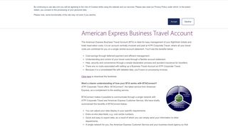 American Express Business Travel Account - ATPI