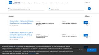American Express Job Search - Jobs - American Express Careers
