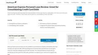 American Express Personal Loan Review: Great for Consolidating ...