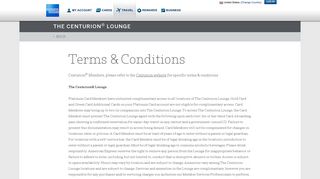 Terms & Conditions - Centurion Lounges
