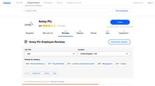 Working at Amey Plc: 141 Reviews | Indeed.co.uk