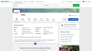 Working at Amey | Glassdoor