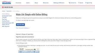 Payment Options - Online Billing | American Family Insurance