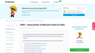 AMFI - Association of Mutual Funds in India - Objective & Registration
