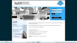 NiSM Certifications