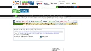 amfiindia : News Search result - Moneycontrol