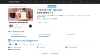Prismhr login Results For Websites Listing - SiteLinks.Info