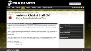 Marine Corps Base Camp Pendleton > Staff & Agencies > Assistant ...