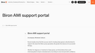 Biron's AMI support portal