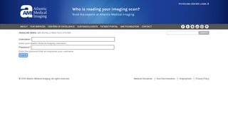 User account | Atlantic Medical Imaging