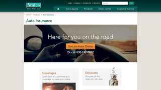 Auto Insurance Quotes | Amica