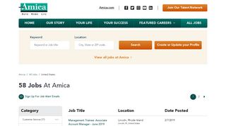 Jobs at Amica - Amica Careers