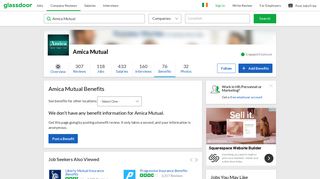 Amica Mutual Employee Benefits and Perks | Glassdoor.ie