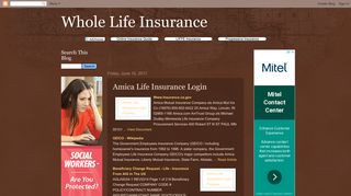 Whole Life Insurance: Amica Life Insurance Login