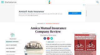 Amica Mutual Insurance Company Review - The Balance