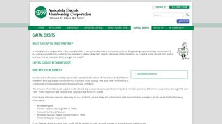 Capital Credits - Amicalola Electric Membership ... - Amicalola EMC