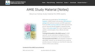 AMIE Study Material (Notes)