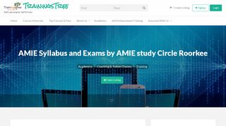 AMIE Syllabus and Exams by AMIE study Circle Roorkee | TrainingsTree