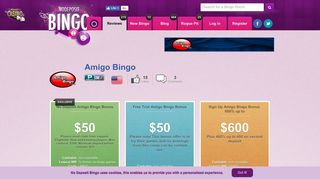 Amigo Bingo | Bingo Review - No Deposit Bingo