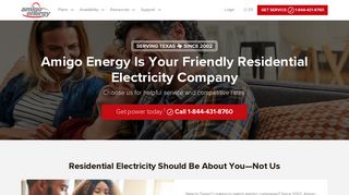 Residential Electric Company | Amigo Energy | 855-448-8835