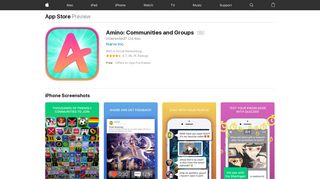 Amino: Communities and Groups on the App Store - iTunes - Apple