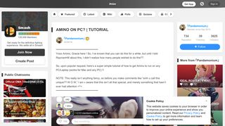 AMINO ON PC? | TUTORIAL | Smash Amino