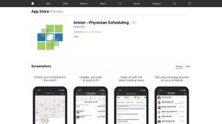 Amion - Physician Scheduling on the App Store - iTunes - Apple