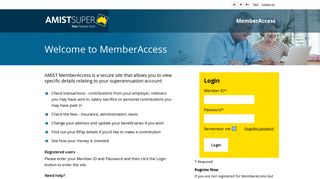 MemberAccess - Forgotten password - Australian Administration ...