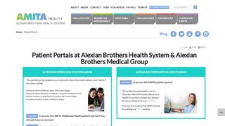 Patient Portal | AMITA Health - Alexian Brothers Health System