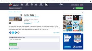 Amito Jobs: Job portals in United Arab Emirates - Jobs - Just Landed