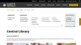 Amity - Infra Library - Amity University