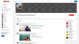 Amity International School Sector 46 - YouTube