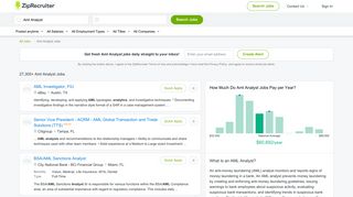 $48k-$68k Aml Analyst Jobs (NOW HIRING) | ZipRecruiter