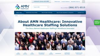 About AMN Healthcare | AMN Healthcare Staffing Solutions