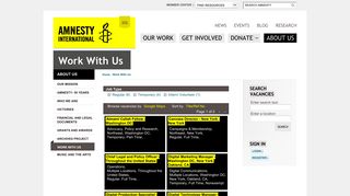 vacancies - Amnesty International USA